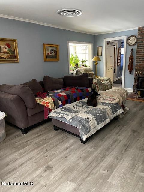 85 N Road Monroe, MA 01247 - Photo 5 of 11 a bedroom with a bed couch and window