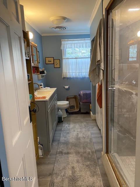 85 N Road Monroe, MA 01247 - Photo 10 of 11 a bathroom with a sink a toilet and shower