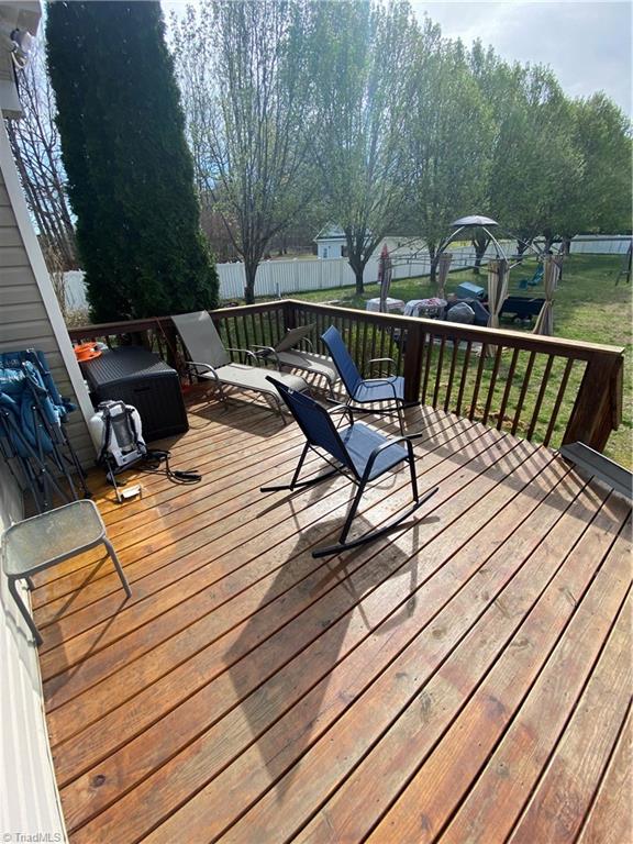 182 Ridge Drive Lexington, NC 27295 - Photo 27 of 31 Large deck in back yard