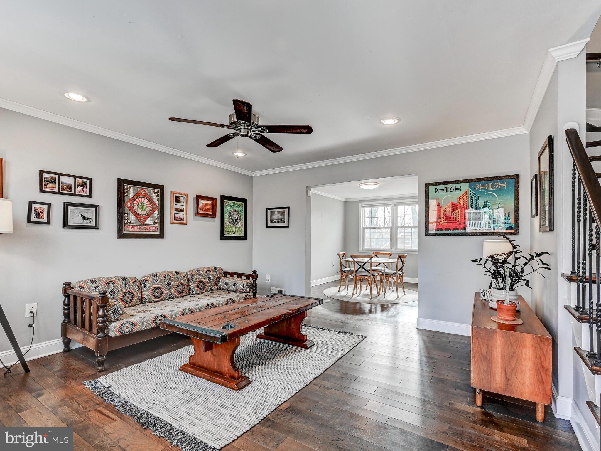 1507 Clearwood Road Parkville, MD 21234 - Photo 5 of 27 a living room with furniture a rug and a flat screen tv