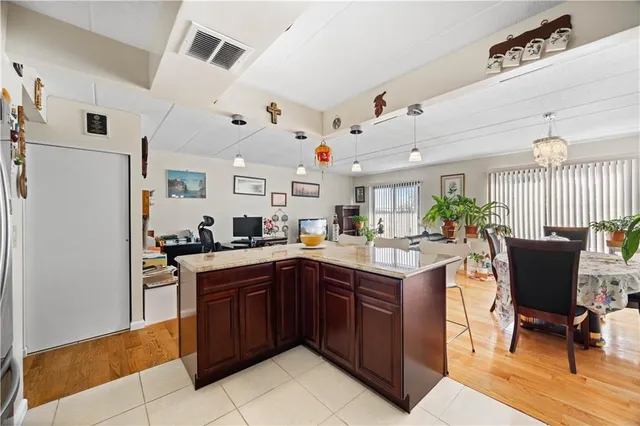 a front view of residential houses