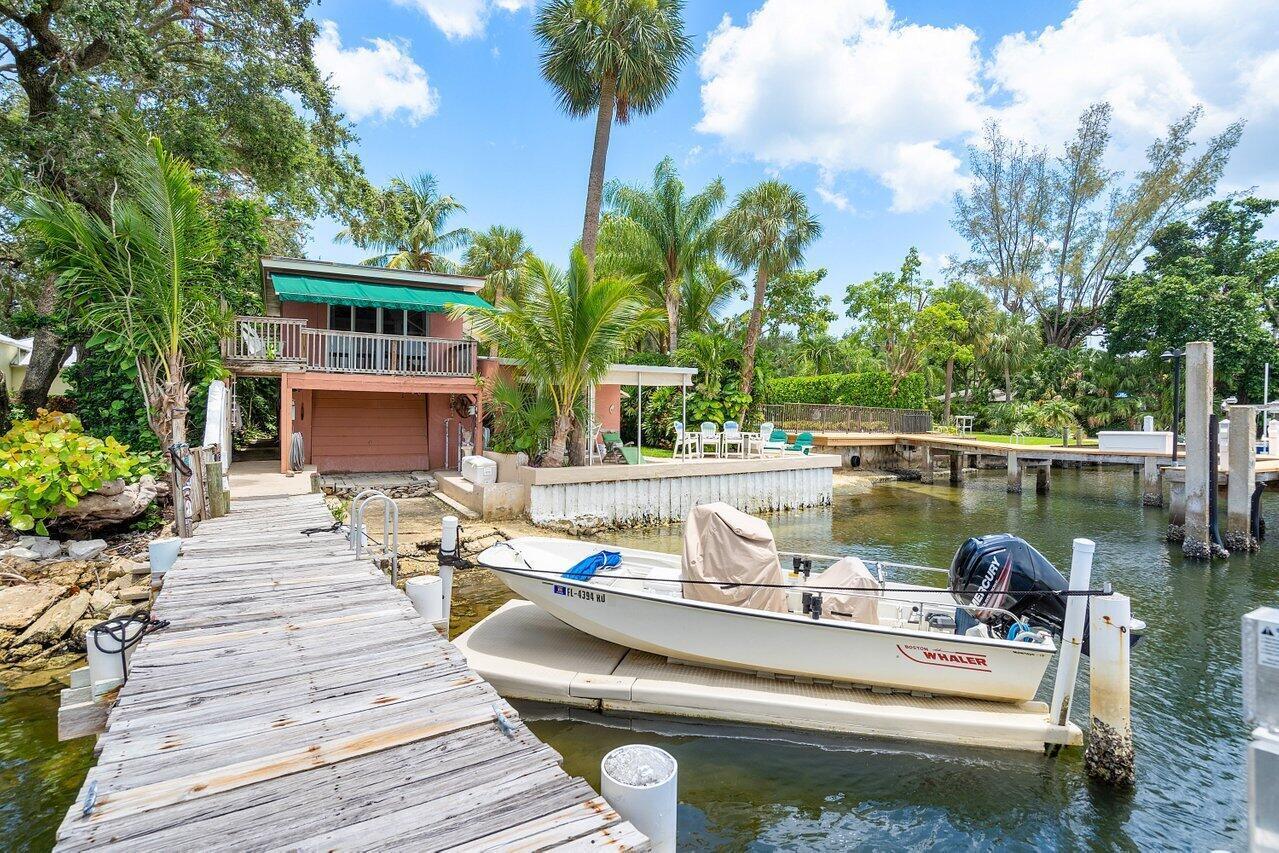 11091 Ellison Wilson Road North Palm Beach, FL 33408 - Photo 41 of 47 Dock from Water View