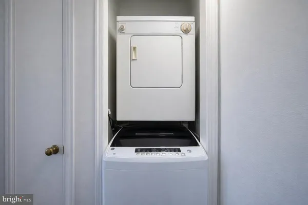 a close view of utility room