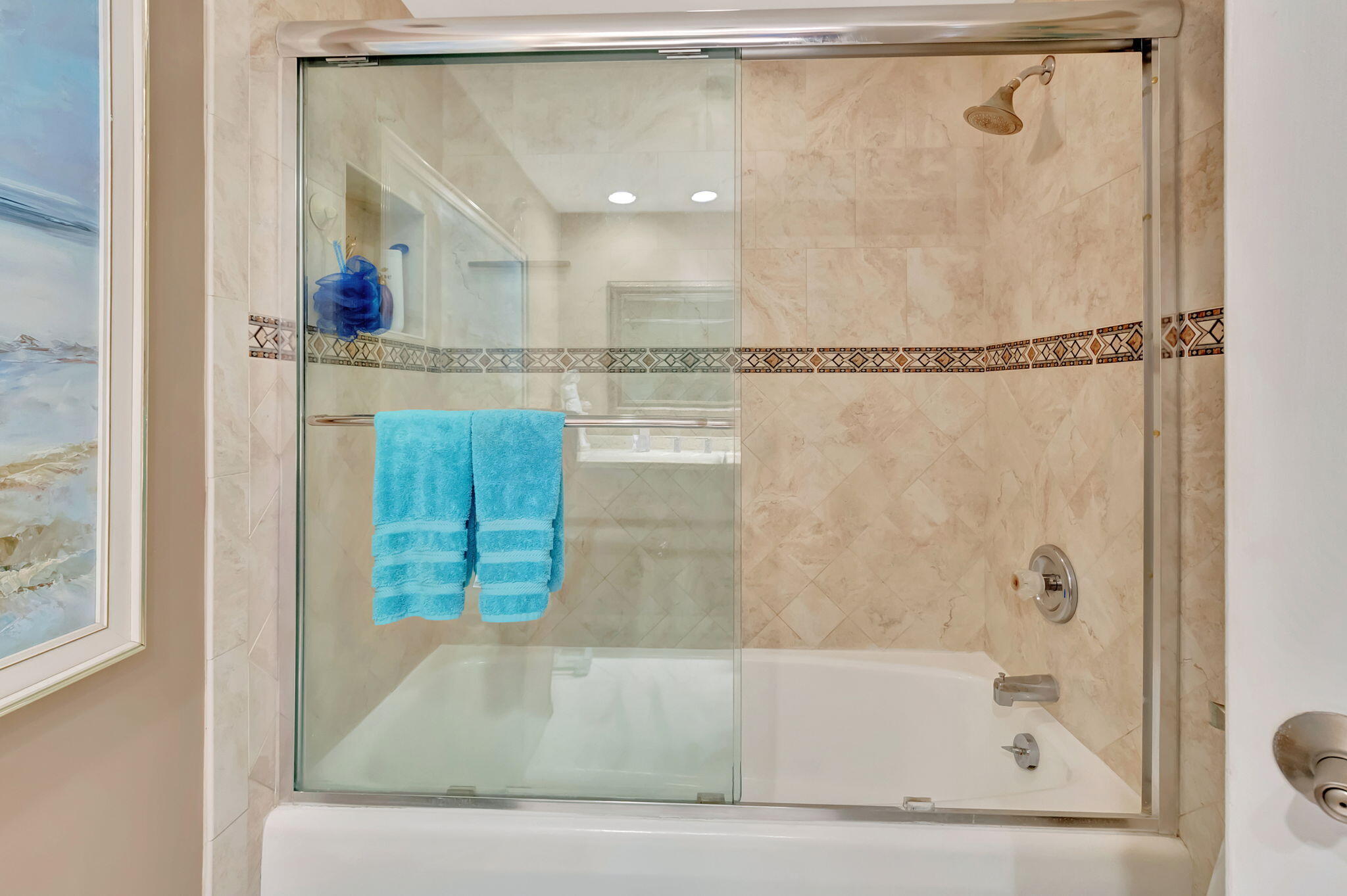 220 Mac Farlane Drive, Unit S505 Delray Beach, FL 33483 - Photo 37 of 72 a bathroom with a bathtub and a shower