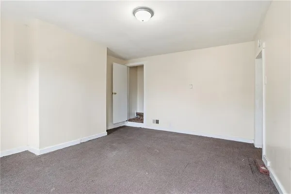a view of an empty room