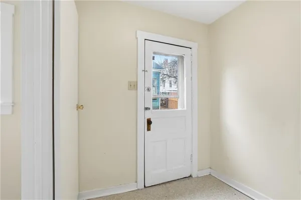 a view of a front door of the house