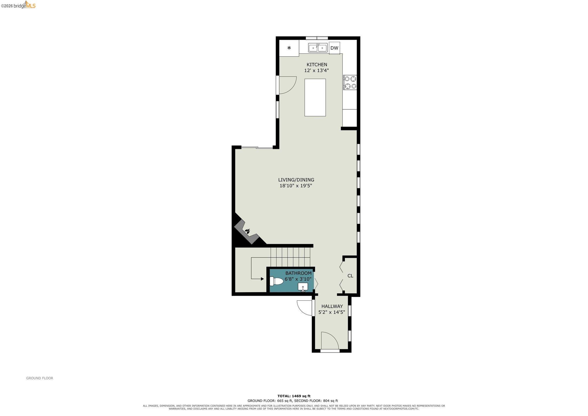 1433 Myrtle Street Oakland, CA 94607 - Photo 25 of 25 Floor plan