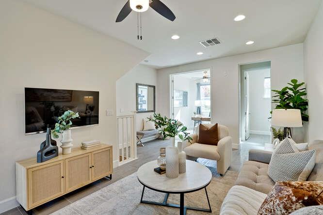 2045 Atlas Loop Mountain View, CA 94043 - Photo 10 of 30 a living room with furniture and a flat screen tv
