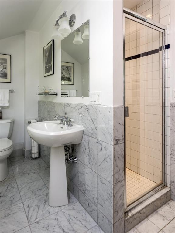 111 Paradise Point Road East Boothbay, ME 04544 - Photo 27 of 35 Bath with large tiled stall shower,...