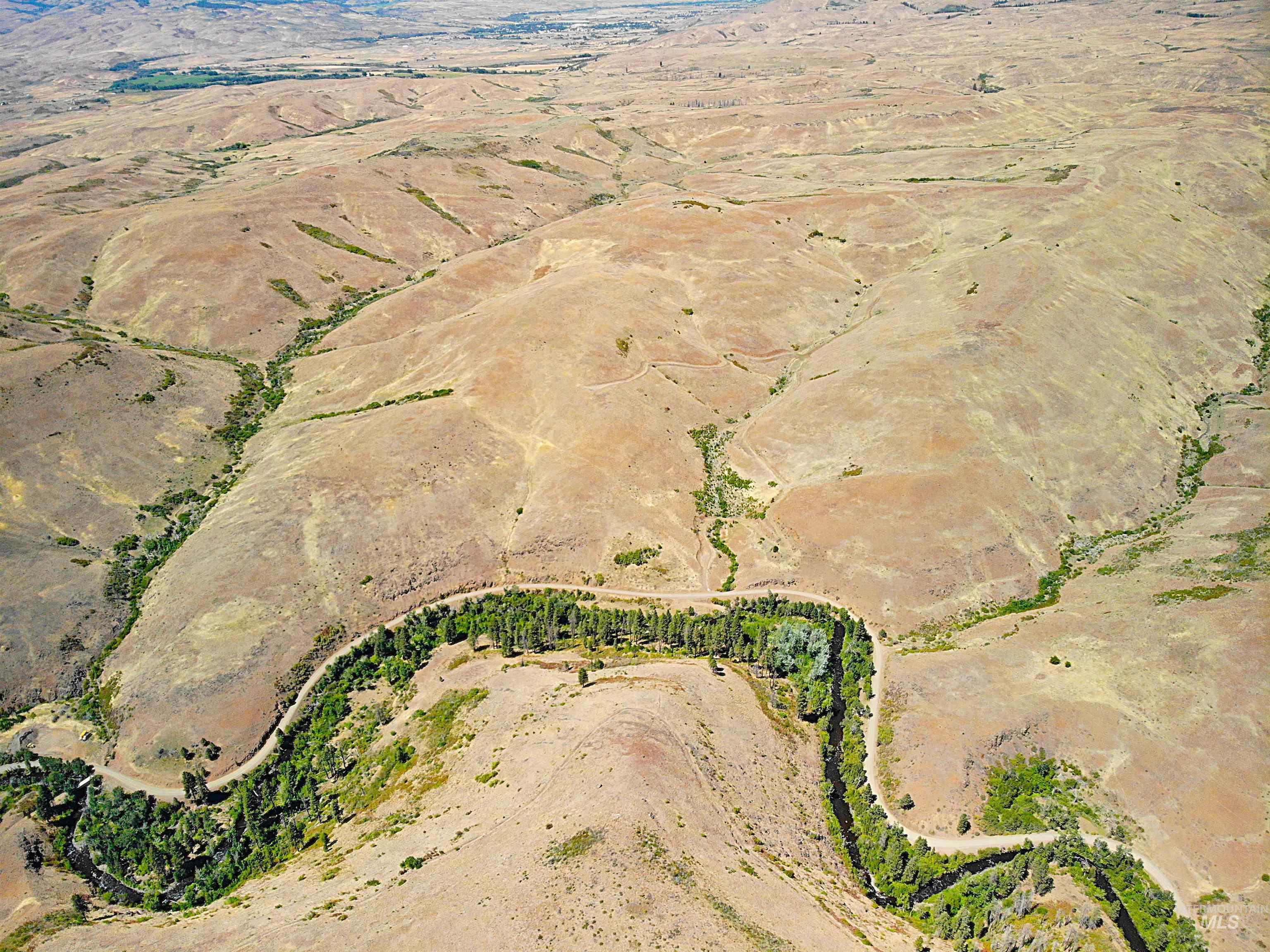 Tbd Middle Fork Road Council, ID 83612 - Photo 9 of 14 Aerial view of property and surrounding area featuring rural landscape