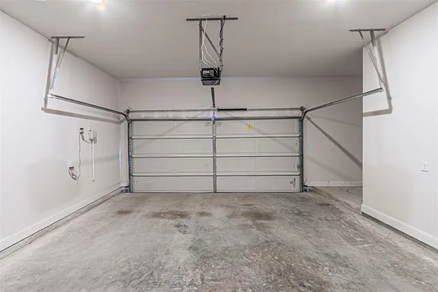 a view of a room with an empty space