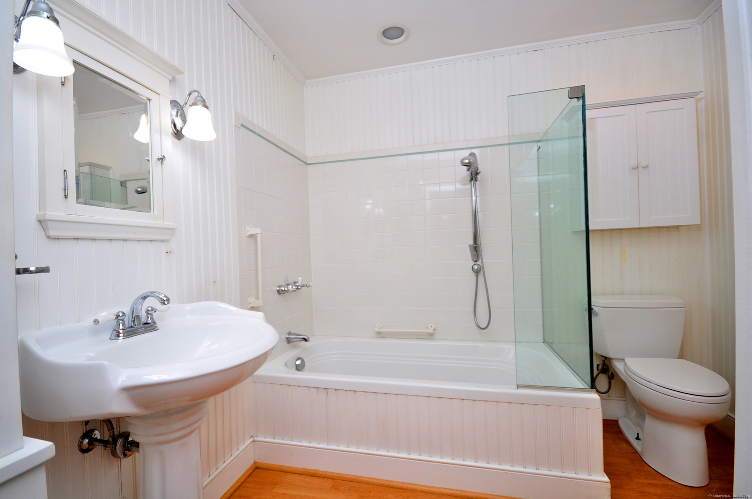 72 Clapboard Road Bridgewater, CT 06752 - Photo 26 of 39 a bathroom with a sink a toilet and shower