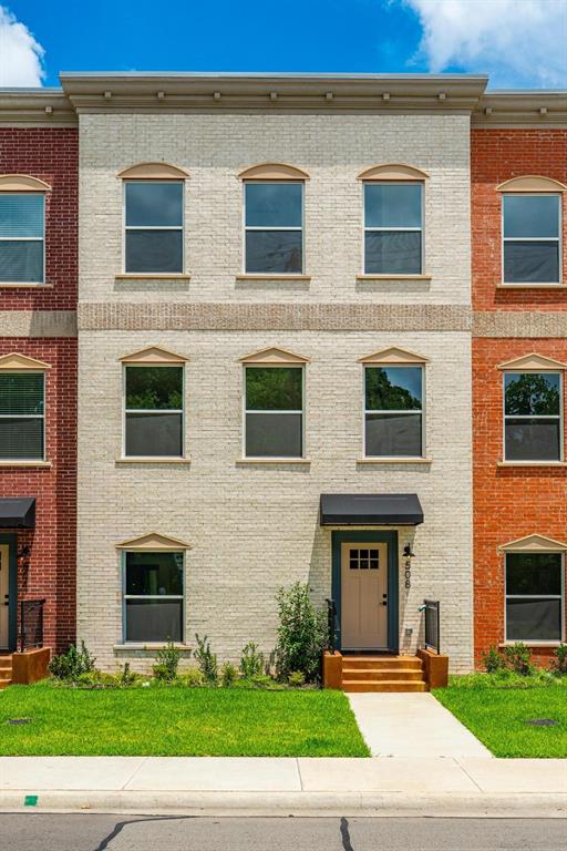 508 South O Connor Road Irving, TX 75060 - Photo 1 of 21 Multi-level townhome featuring a light brick facade and contrasting red brick side elements