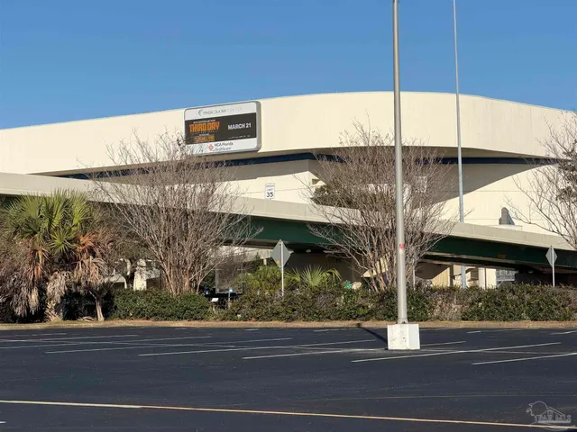 a view of a building from a street