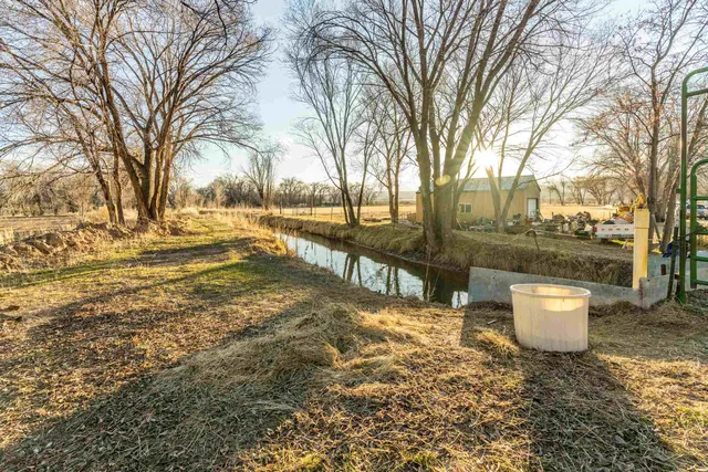 a view of a backyard of house