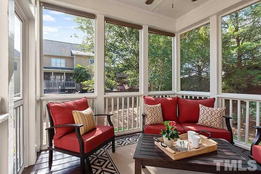 117 Bancroft Brook Drive Cary, NC 27519 - Photo 25 of 29 a outdoor living room with furniture and a window