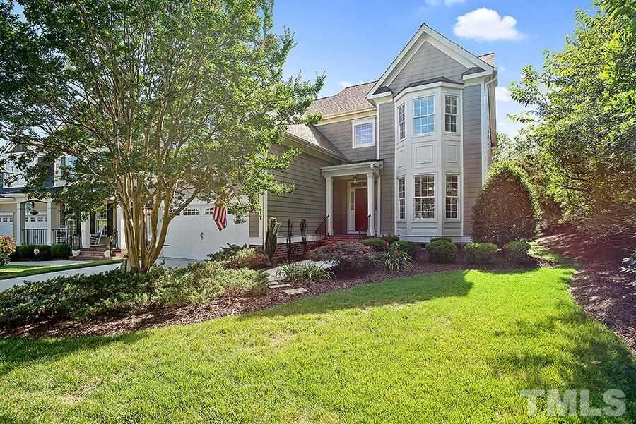 117 Bancroft Brook Drive Cary, NC 27519 - Photo 29 of 29 a front view of a house with garden