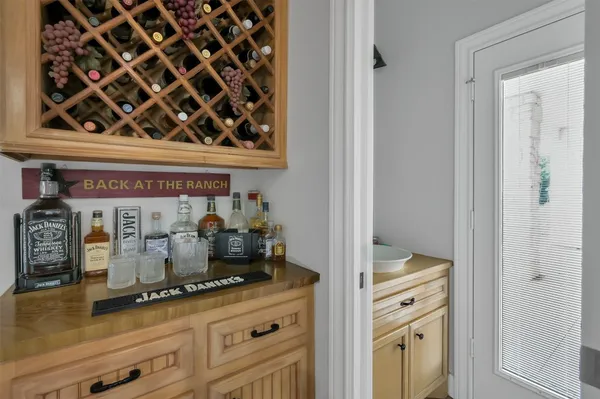 a room with storage and utility