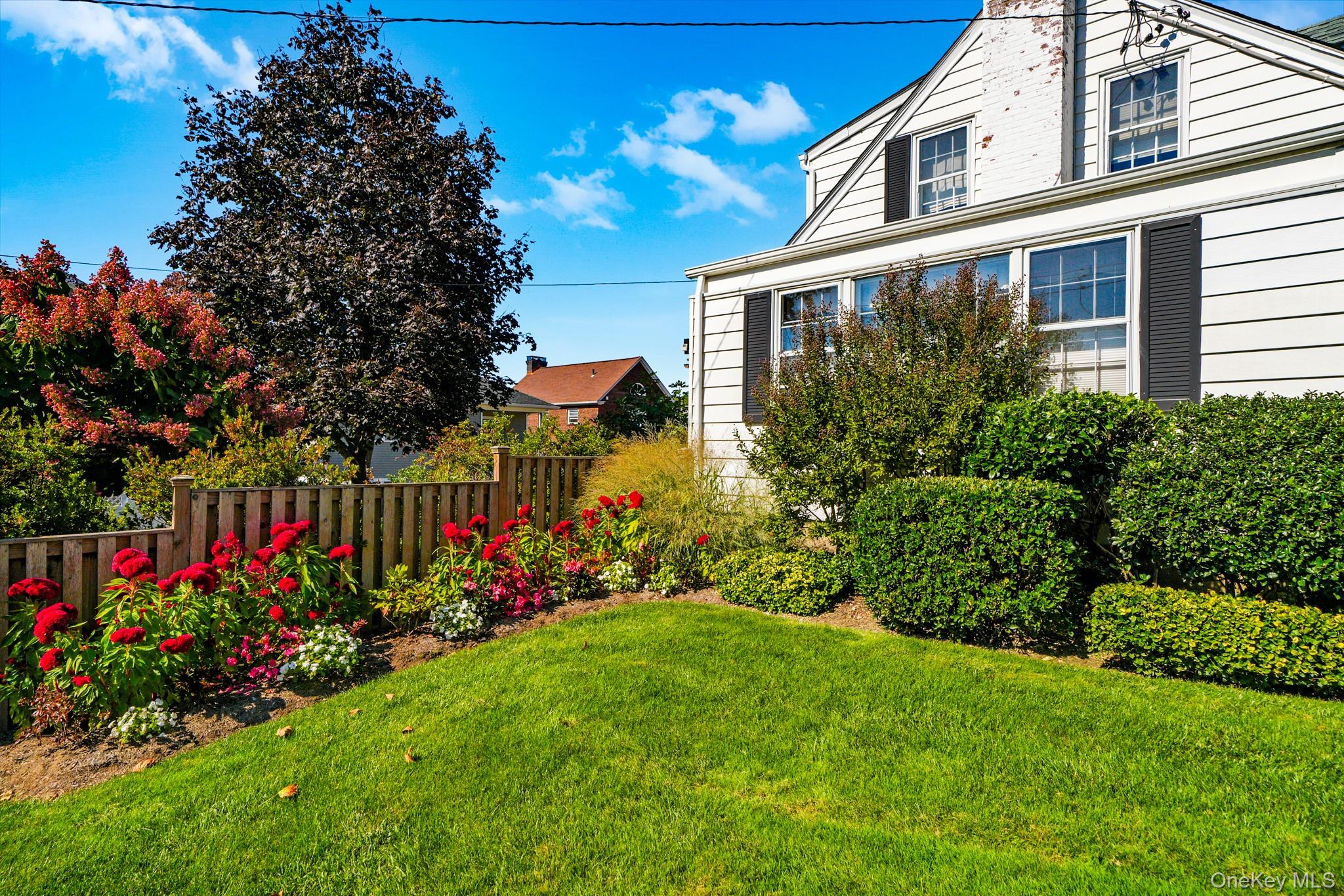 1 Hoover Road Yonkers, NY 10710 - Photo 40 of 50 a view of a house with a backyard and garden