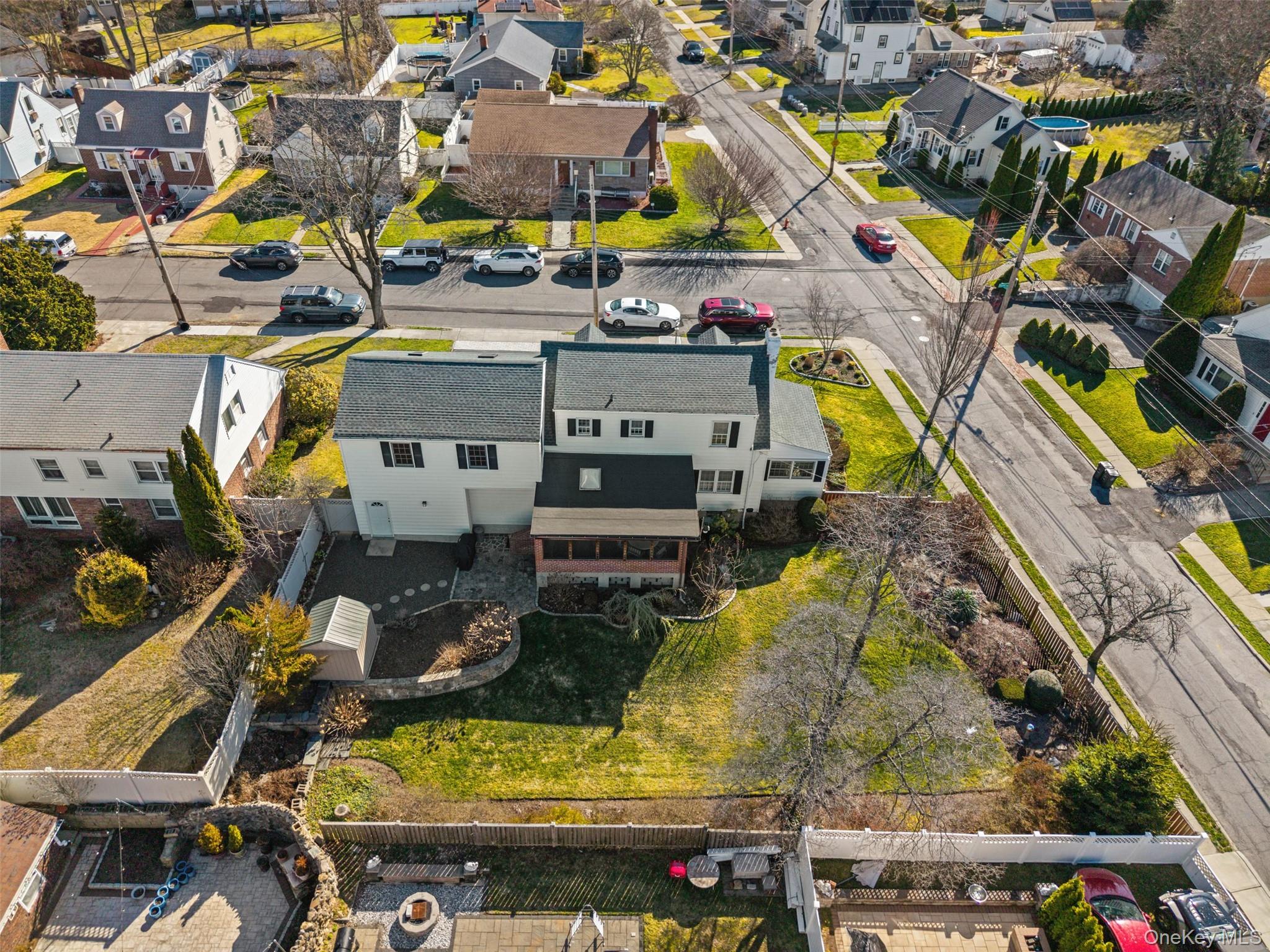 1 Hoover Road Yonkers, NY 10710 - Photo 45 of 50 an aerial view of a yard with swimming pool