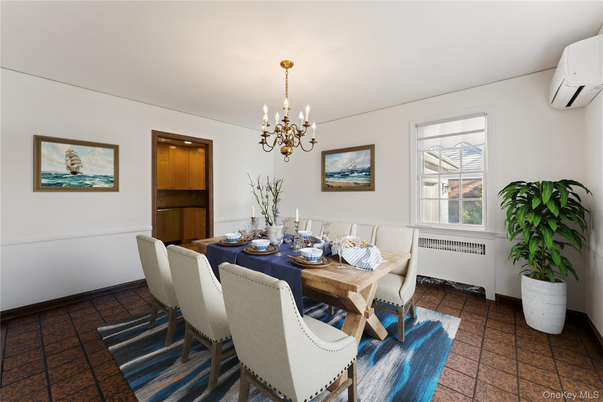 1 Hoover Road Yonkers, NY 10710 - Photo 10 of 50 a dining room with furniture a large window and wooden floor