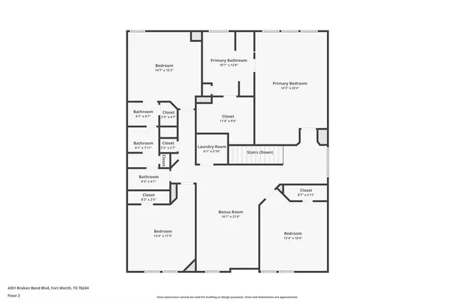 $429,000 | 4201 Broken Bend Boulevard, Fort Worth, TX 76244
