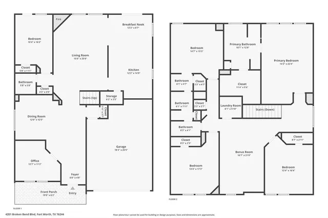 $429,000 | 4201 Broken Bend Boulevard, Fort Worth, TX 76244