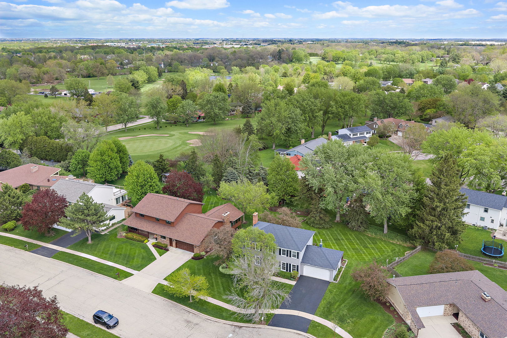 18 Jennifer Lane DeKalb, IL 60115 - Photo 37 of 48 an aerial view of a house with garden
