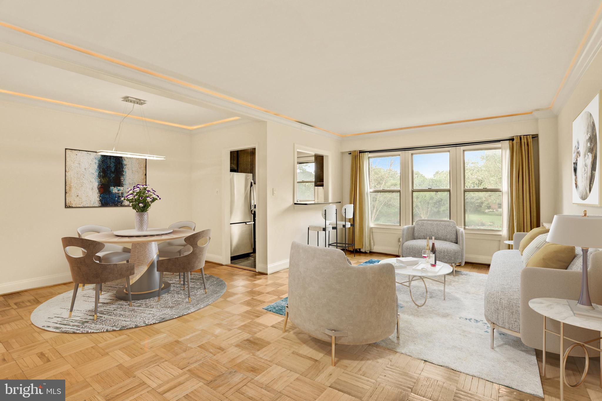 2500 Q Street Northwest, Unit 219 Washington, DC 20007 - Photo 20 of 22 Open Floor Plan | Amazing Garden Views