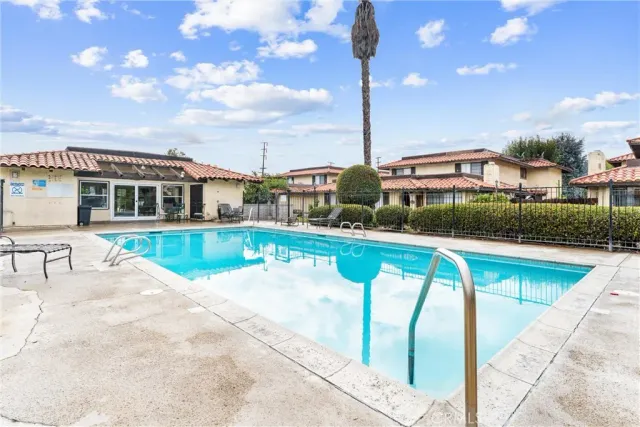 swimming pool with yard