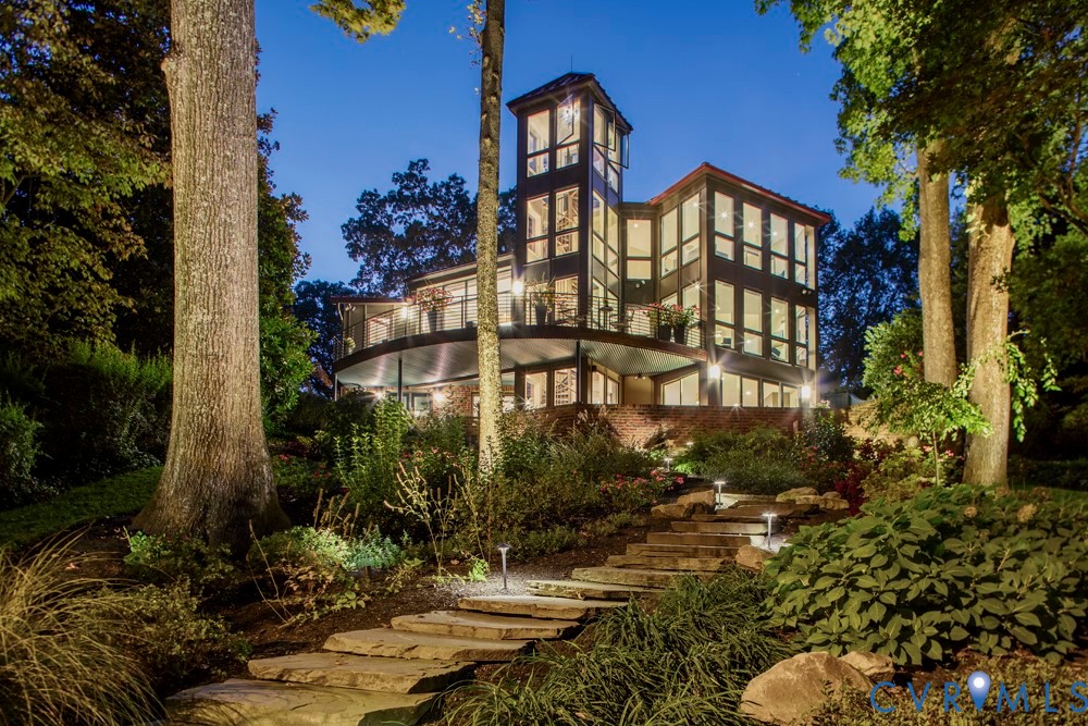 The Tower House at Twilight