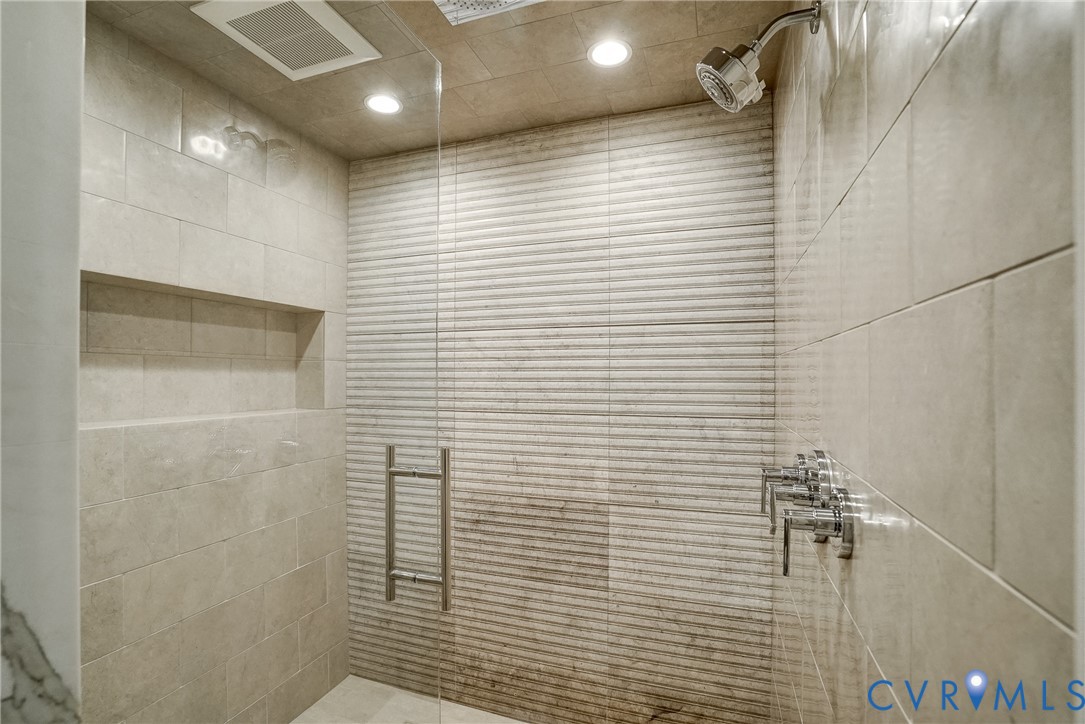 4902 Riverside Drive Richmond, VA 23225 - Photo 28 of 69 Primary Shower with Rainfall ceiling mount