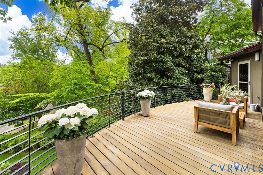 4902 Riverside Drive Richmond, VA 23225 - Photo 29 of 69 Ipe front deck from living and dining room overloo