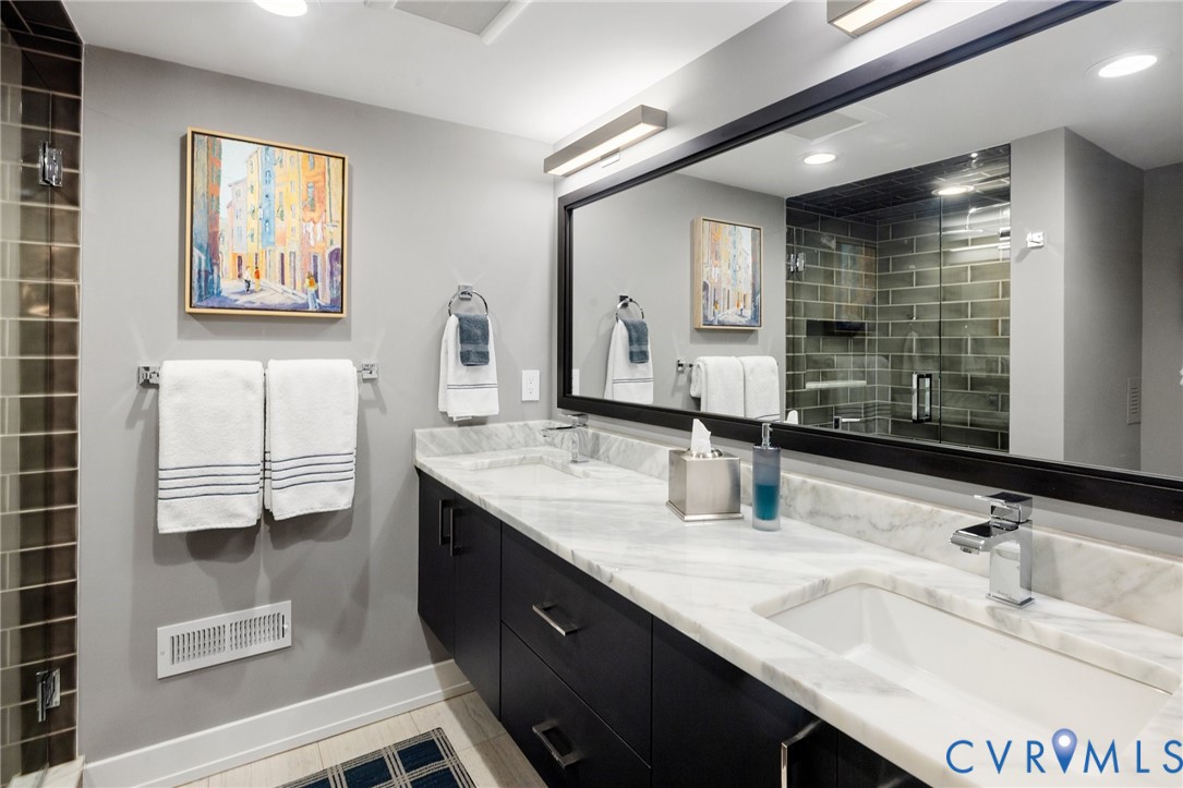4902 Riverside Drive Richmond, VA 23225 - Photo 42 of 69 Full Bath with marble counters & shower adjoins 3r