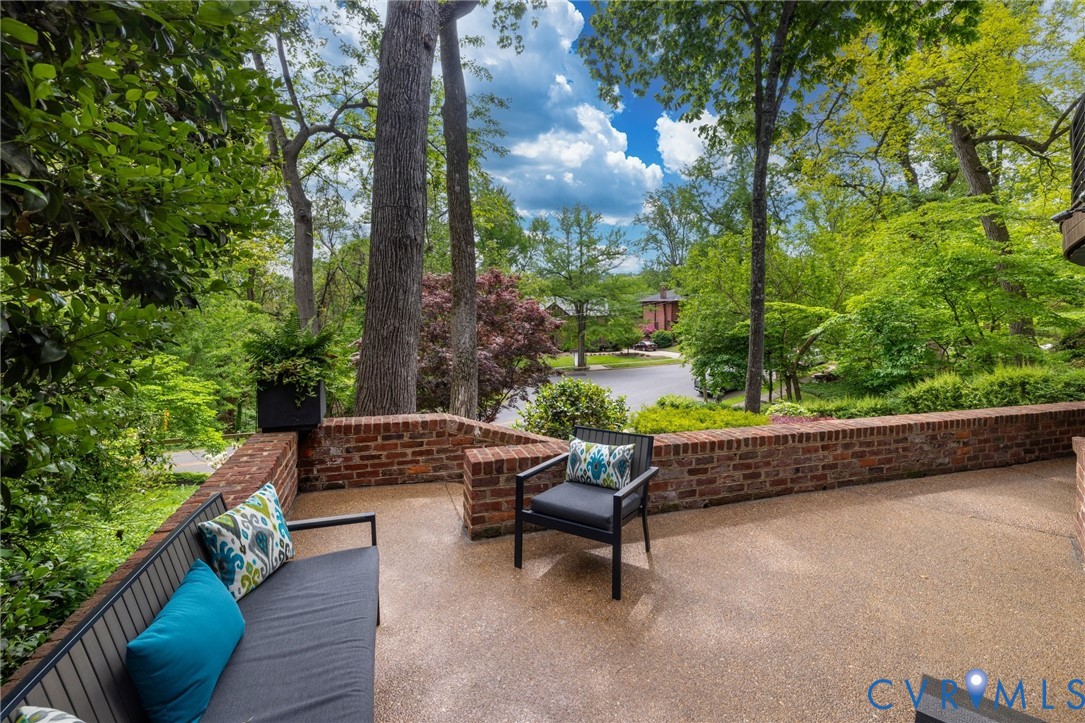 4902 Riverside Drive Richmond, VA 23225 - Photo 55 of 69 The Front Patio overlooking Riverside Drive