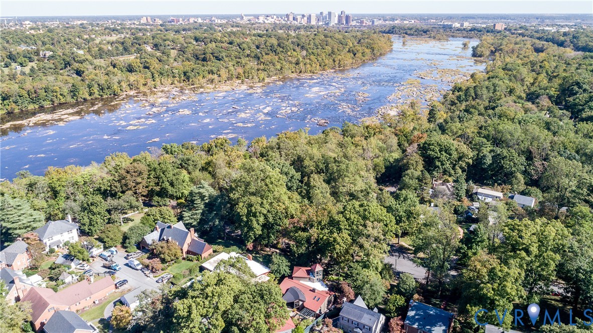 4902 Riverside Drive Richmond, VA 23225 - Photo 64 of 69 Aerial View of proximity to James River (home is a