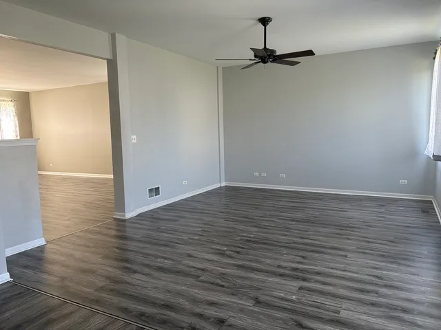 wooden floor in an empty room