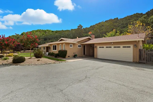 a view of a house with a outdoor space