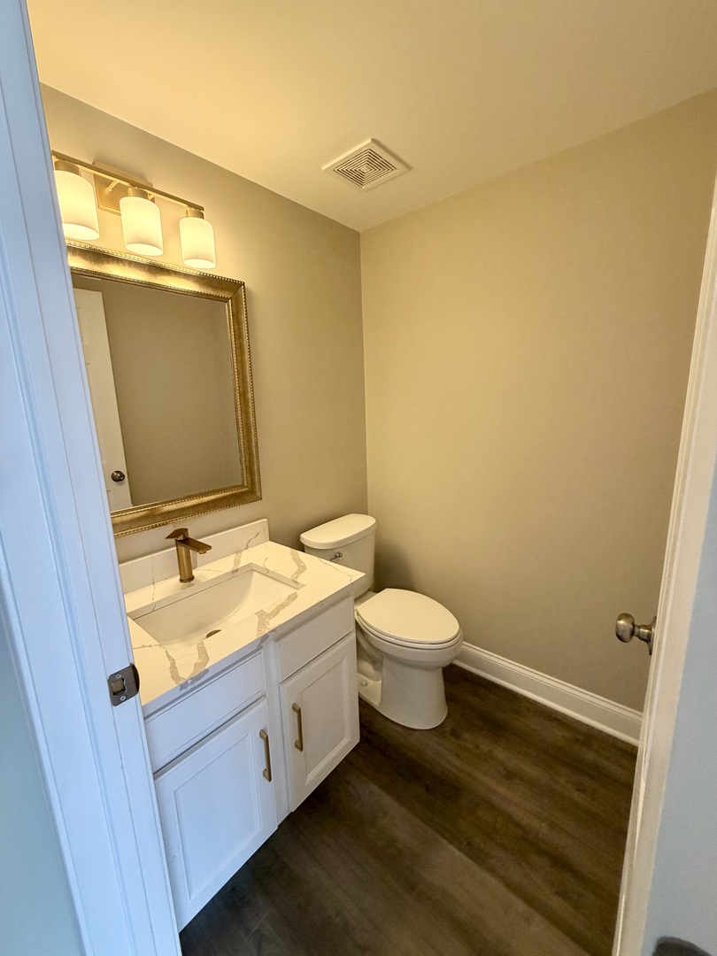 10233 Concord Lane, Unit C Bridgeview, IL 60455 - Photo 22 of 23 a bathroom with a sink and a mirror