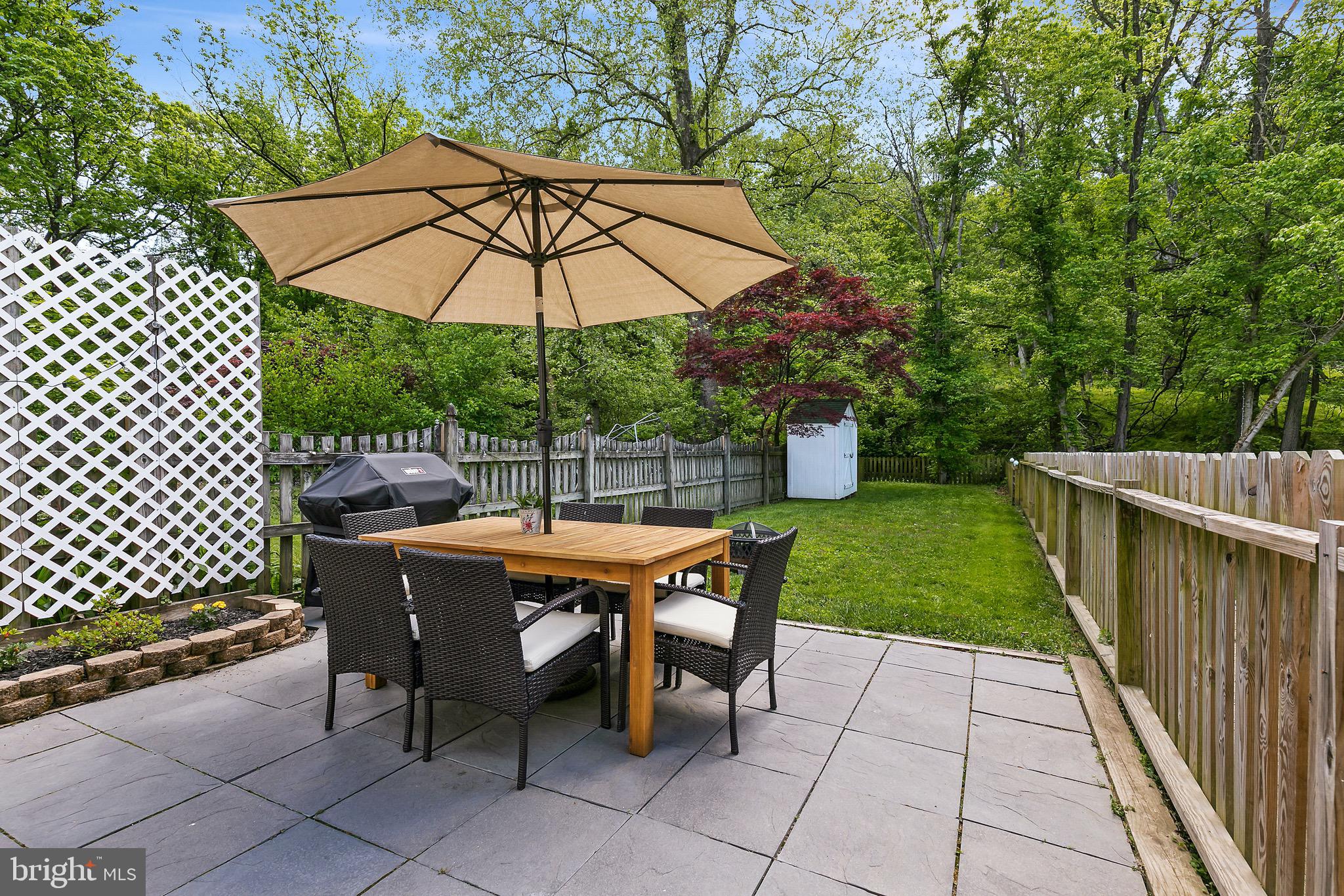 8725 Frederick Road Ellicott City, MD 21043 - Photo 23 of 32 Patio overlooking yard