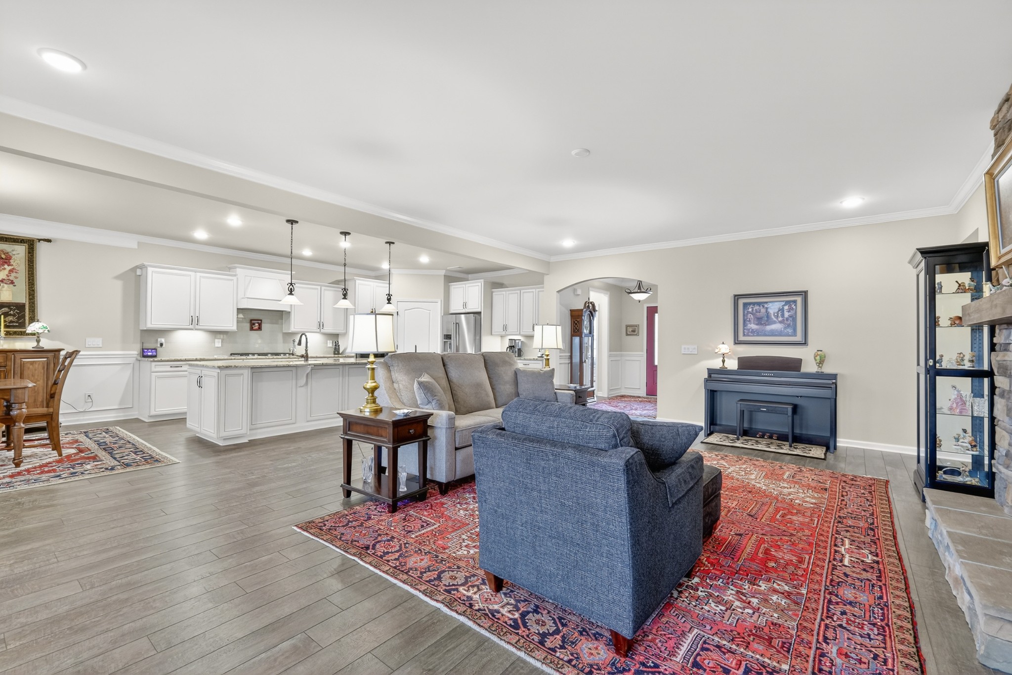 1024 Coffee Ridge Spring Hill, TN 37174 - Photo 12 of 46 a living room with furniture and a wooden floor