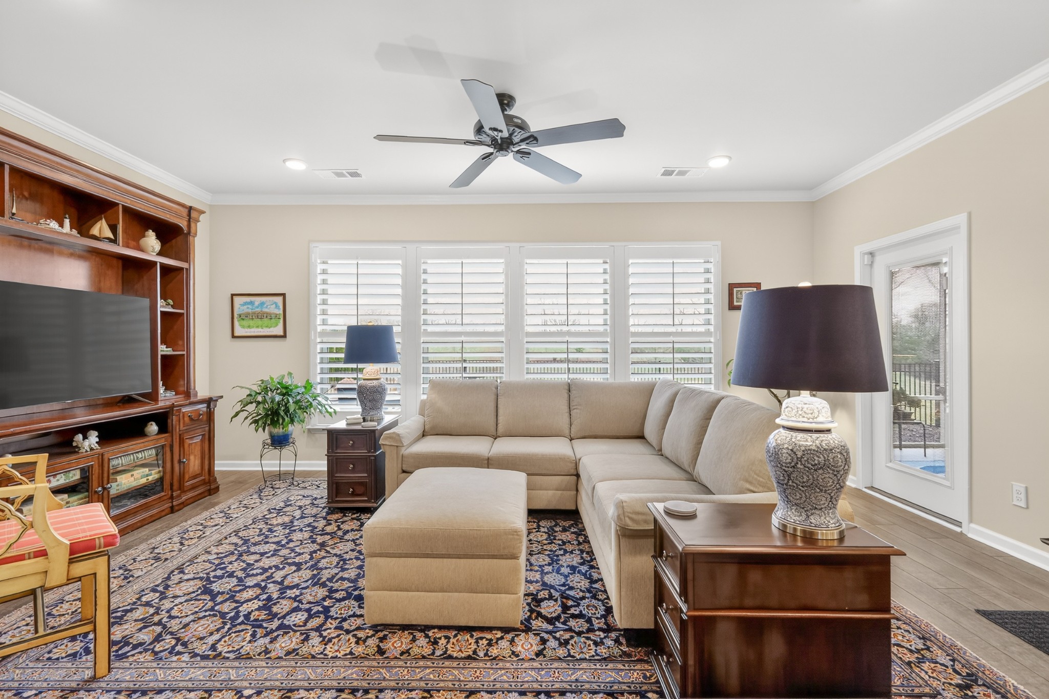 1024 Coffee Ridge Spring Hill, TN 37174 - Photo 31 of 46 a living room with furniture and a flat screen tv