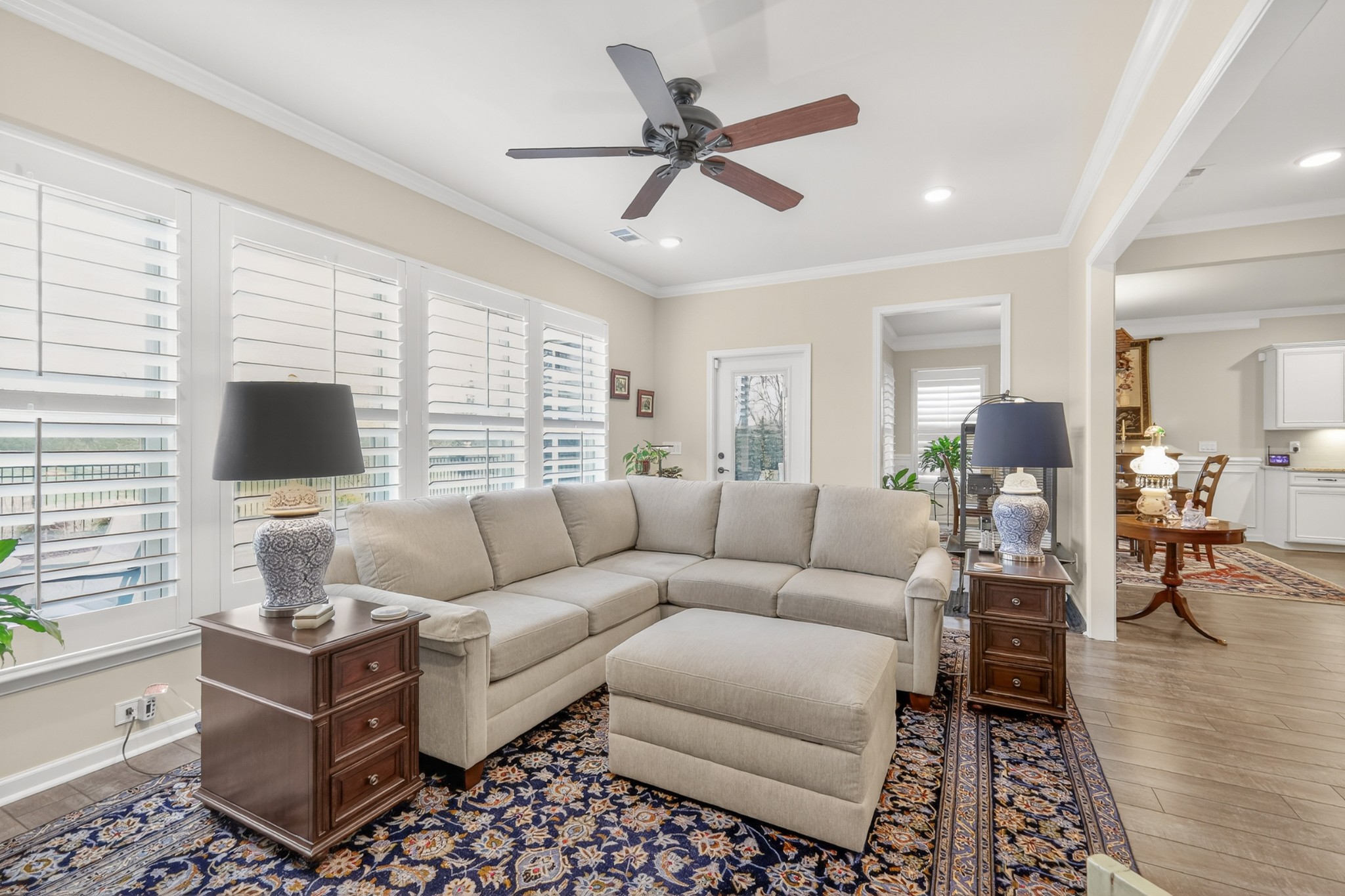 1024 Coffee Ridge Spring Hill, TN 37174 - Photo 32 of 46 a living room with furniture and a flat screen tv