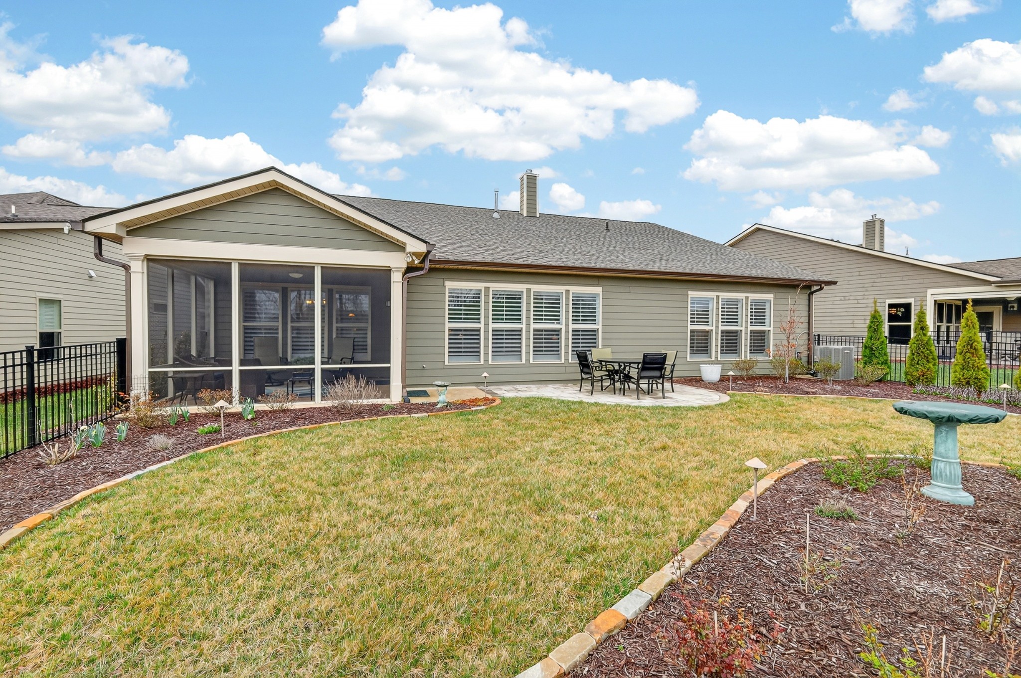1024 Coffee Ridge Spring Hill, TN 37174 - Photo 39 of 46 a view of a house with swimming pool and a yard