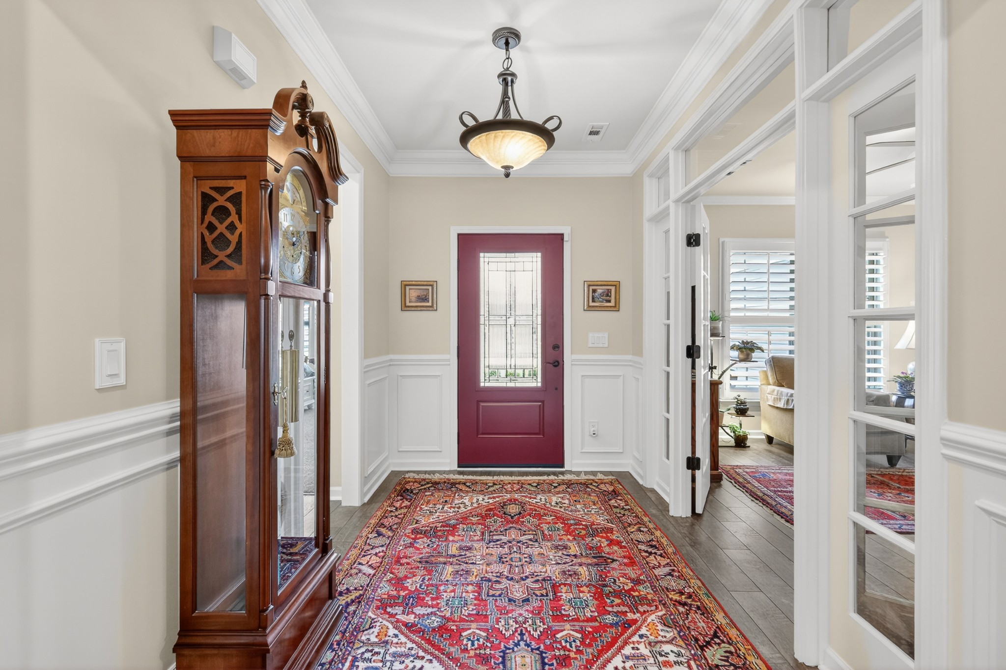 1024 Coffee Ridge Spring Hill, TN 37174 - Photo 6 of 46 a view of a hallway with wooden floor and windows