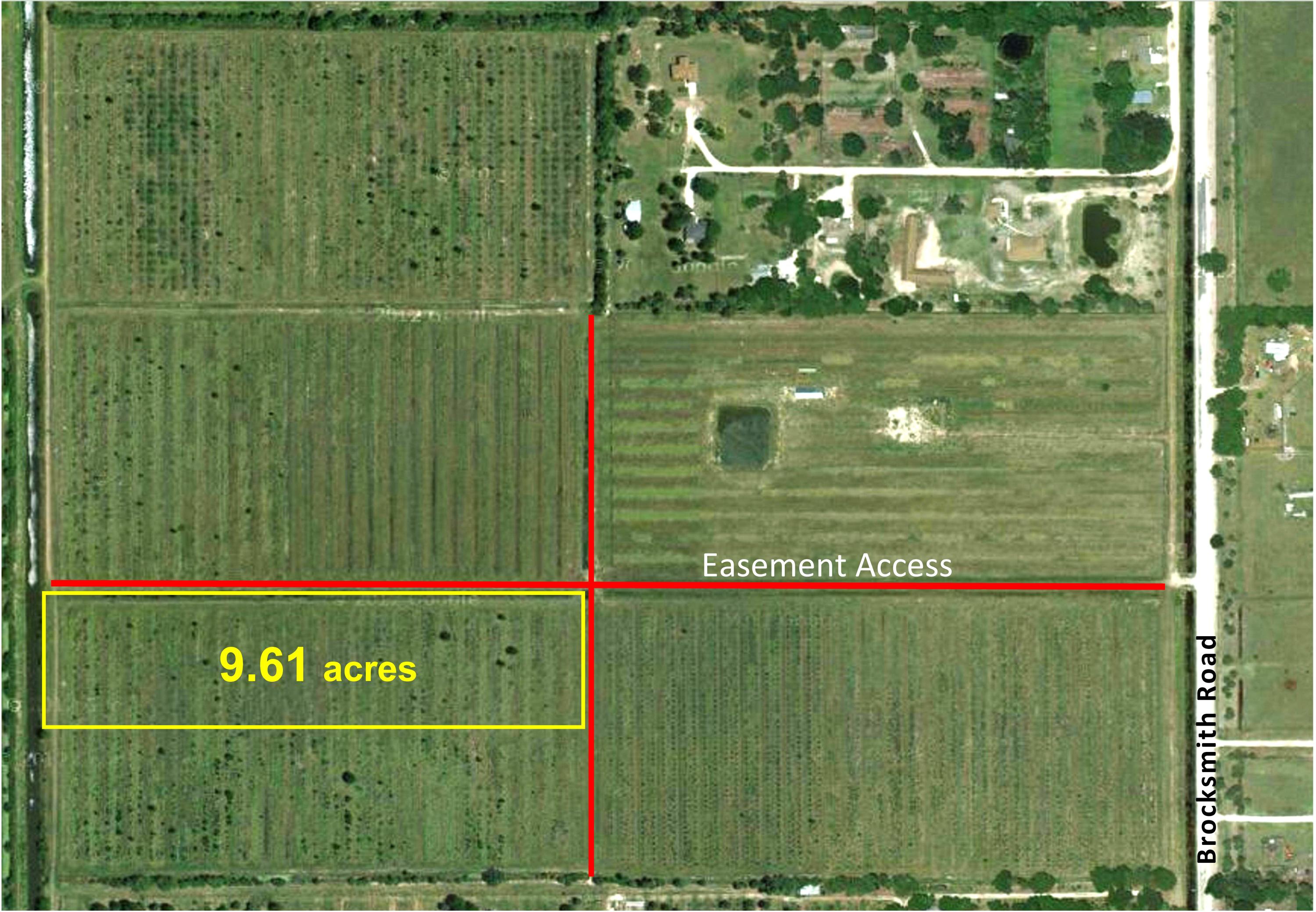 2331 South Brocksmith Road Fort Pierce, FL 34945 - Photo 1 of 2 9.6ac aerial w markup