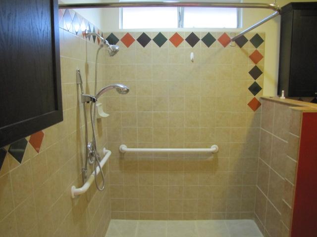 1355 Panorama Ridge Road Oceanside, CA 92056 - Photo 15 of 25 Walk-in/roll-in shower with dual showerheads