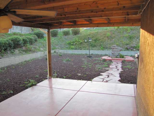1355 Panorama Ridge Road Oceanside, CA 92056 - Photo 20 of 25 Covered patio with air circulation fan