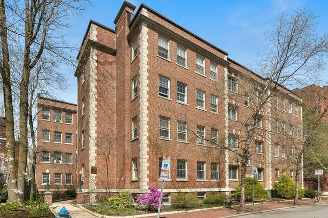 a front view of a building