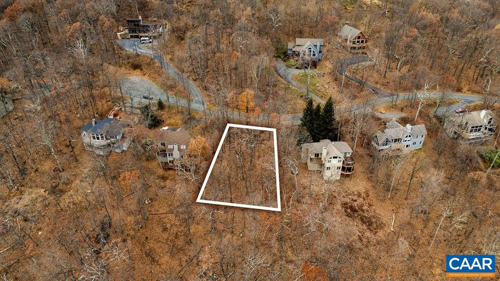 341 Chestnut Place Roseland, VA 22967 - Photo 13 of 14 an aerial view of a house with a yard